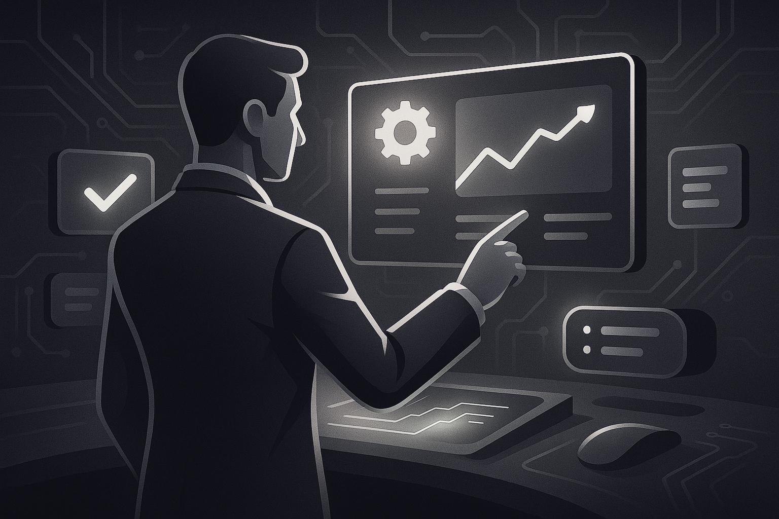 De la ineficiencia → a operaciones inteligentes